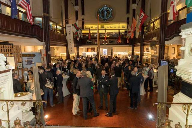 The assembled crowd of sailors, sponsors and volunteers attending the official launch of Volvo Dún Laoghaire Regatta 2019 at the National Maritime Museum of Ireland. Scroll down for photo gallery
