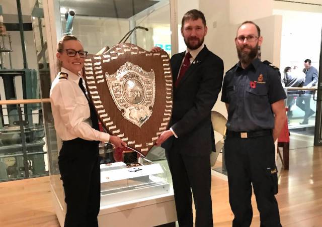 The DfT Rescue Shield is presented to Shetland-based coastguard teams for the sixth time
