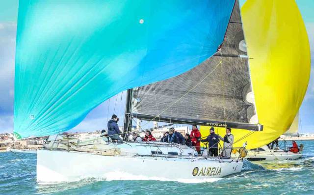 Chris Power-Smith's J122 "Aurelia" won both overall and IRC 0 in yesterday's ISORA race after an epic upwind battle from Rockabill Island to East Kish buoy against Stephen Tudor's J111 "Sgrech" 