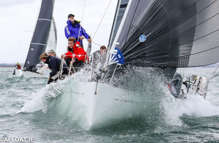 Denis and Annamarie Murphy's Nieulargo. The Grand Soleil 40 from the Royal Cork Yacht Club was the inaugural winner of 2020's Fastnet 450 Race and is entered into July's VDLR offshore class