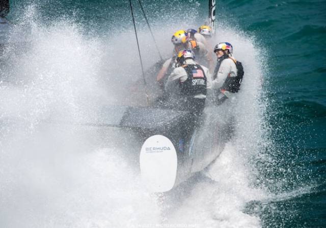 Forecasts indicate that winds may gust over 30 knots during the afternoon and evening on the AC race track