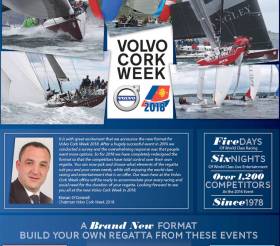 Volvo Cork Week 2018 will offer sailors racing options in a brand new format as revealed in today&#039;s Notice of Race published by RCYC. Download the full NOR below