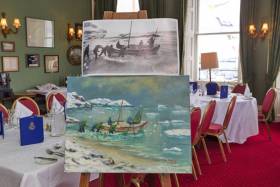 Jim Sweeney&#039;s painting marks the centenary of the voyage of the James Caird