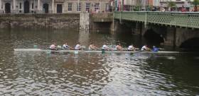 Commercial on their way to winning the Dublin Head of the River 