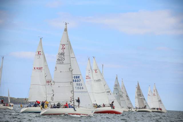 The UK and Irish Sigma 33 championships are being held on Dublin Bay