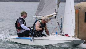 Frank Miller &amp; Cormac Bradley of the Dun Laoghaire Motor Yacht Club were part of a small fleet of Fireballs at Ballyholme Yacht Club at the weekend