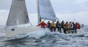 Peter Dunlop&#039;s Mojito is a leading contender in the offshore class of Volvo Dun Laoghaire Regatta