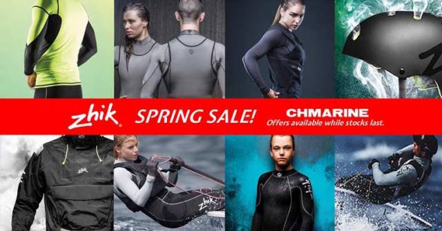 The Zhik sailing clothing sale continues at CH Marine