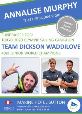 Annalise Murphy to Headline Fundraiser for Afloat.ie Sailors of the Year Dickson &amp; Waddilove