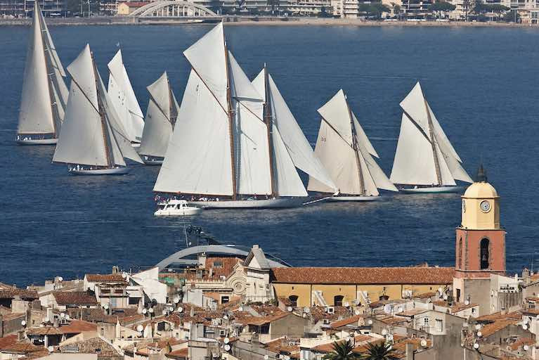 Let&#039;s hear it for the Classics - the 55 metre schooner Elena – the re-creation of a 1910 classic – makes a cracker of a start with only a couple of &quot;little&quot; 15 Metres ahead of her at the weekend, close in off the harbour in the 22nd annual staging of Voiles de Saint-Tropez