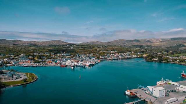 The fishing port of Castletownbere in County Cork