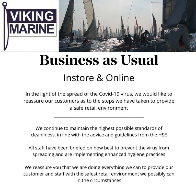 Viking Marine: Business as Usual In Store &amp; Online