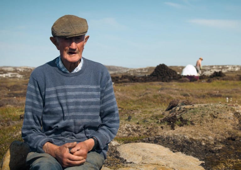 Islander James Coyne in a still from the video series Inishbofin in Lockdown