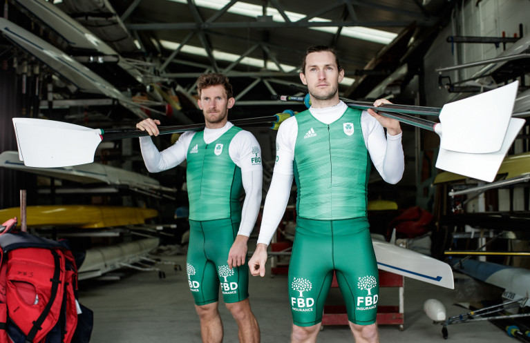  FBD brand ambassadors and Olympic medal-winning rowers Gary O'Donovan and Paul O'Donovan
