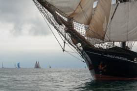 The tall ship &#039;Roald Amundsen&#039; from Cologne arrived in to Cork Harbour this afternoon. Scroll down for photo gallery