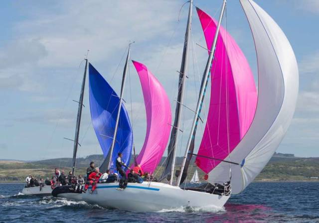 The Wright brother's Mata is lying fourth after two races sailed in IRC class three