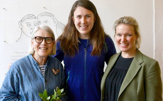 Three superstars – Darina Allen, Annalise Murphy and Rachel Allen at Ballymaloe Cookery School this week