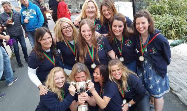 Dun Laoghaire Harbour based St Michael's Rowing Club won the ladies race in 26 hours