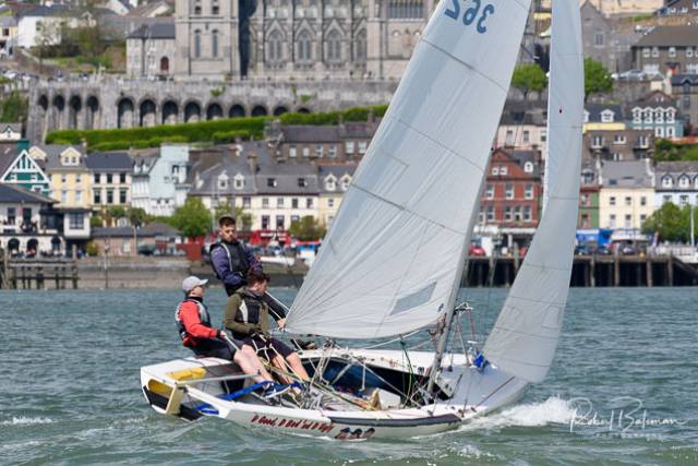 The National 18s racing in Cork Harbour. Scroll down for photo gallery