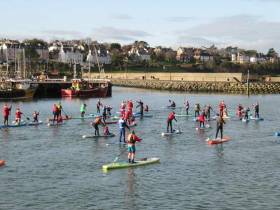 The Stand Up Paddleboarding Fundraiser at Bangor Harbour