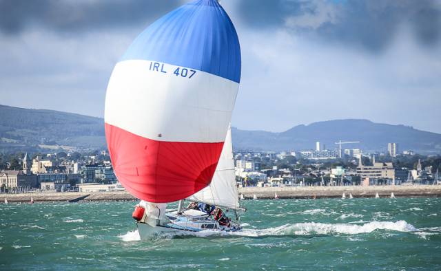 Entries for the DMYC Regatta 2018 have been brisk over recent days ranging from J109’s to Lasers, with the regular Dublin Bay One Design classes such as Ruffians (pictured above), Flying Fifteens and Shipmans are well represented