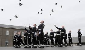 File photo of Naval Service recruits &#039;passing out&#039; 