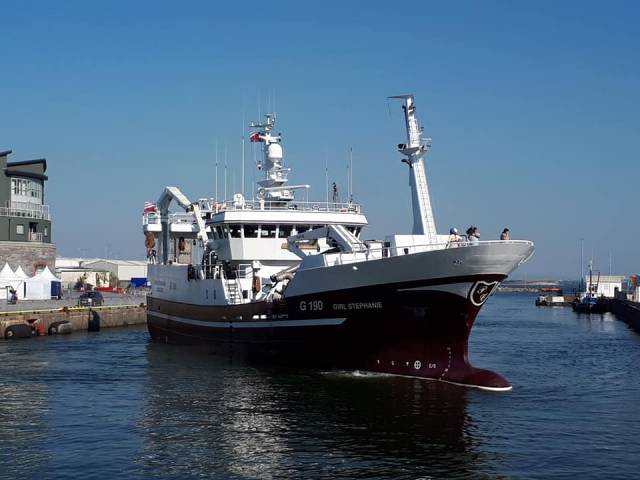 A rare opportunity for the public is to visit a supertrawler, Girl Stephanie (above arriving in Galway Harbour yesterday) for SeaFest, that began today and continues this weekend.