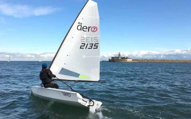 The RS Aero dinghy in Dun Laoghaire