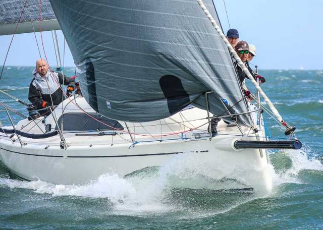 The Class One XP 33 Bon Exemple from the Royal Irish Yacht Club is one of the cruiser type yachts that qualifies to race in the DMYC's King of the Bay Coastal Race on June 9