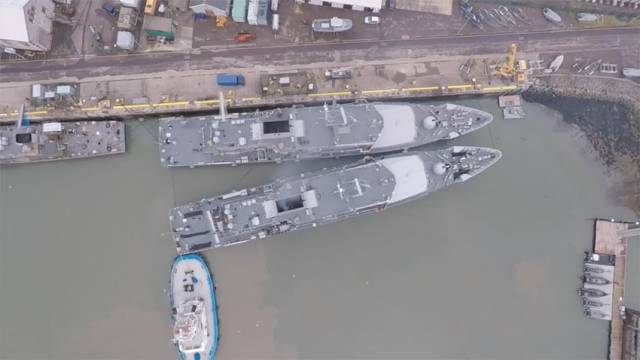 Watch Drone Video Of Naval Service Ship’s Tight Manoeuvre Into Port