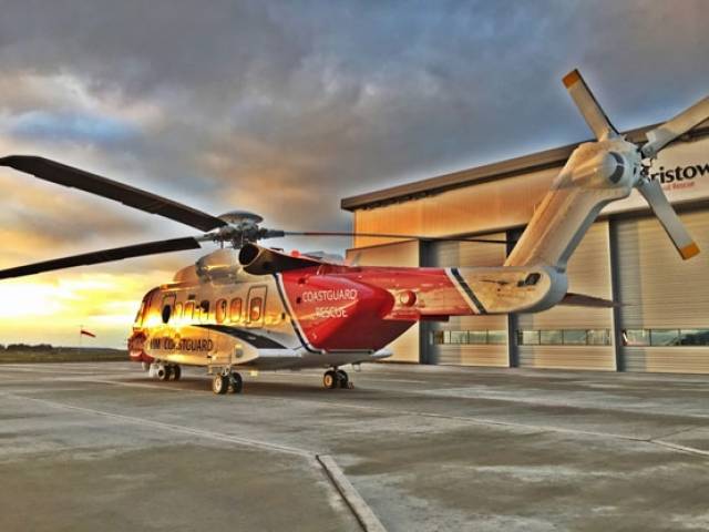 HM Coastguard's Prestwick-based rescue helicopter