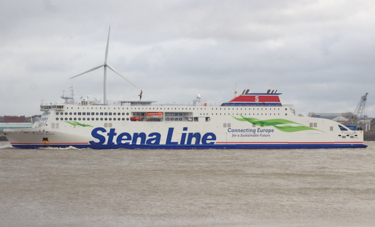 File image of Stena Edda in Liverpool