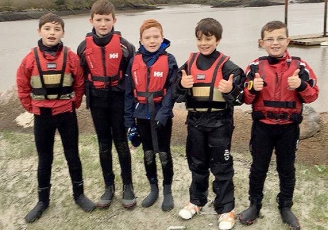 Foynes Yacht Club juniors travelled to Baltimore in West Cork for the Optimist clinic
