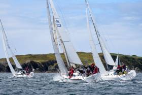 A Calves Week Fastnet Race with SCORA boats competing