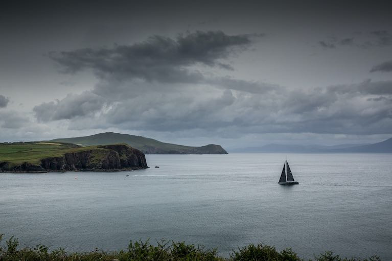 The biggest ever entry in the Dun Laoghaire Dingle Race arrives into Dingle Bay to set a new record in the 2019 race