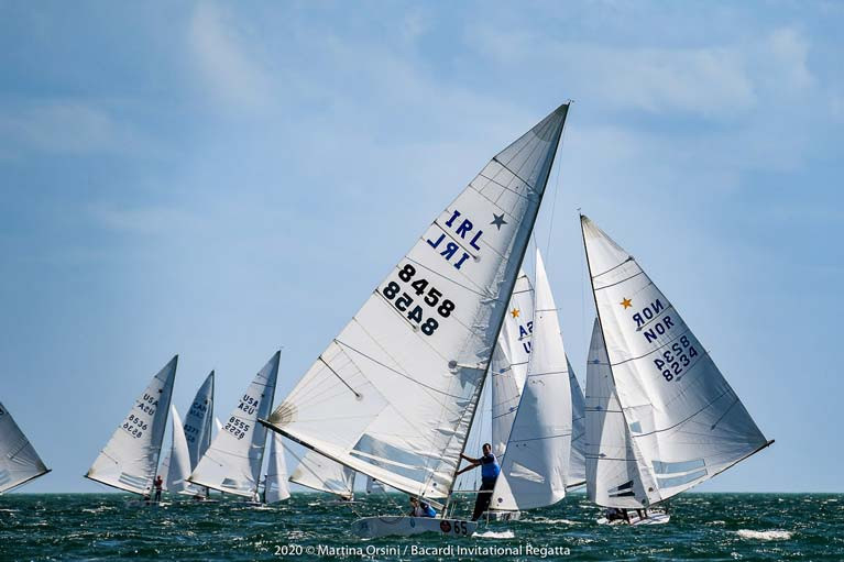Peter and Robert O&#039;Leary in winning form in their Star boat &#039;Archie&#039; in Miami 