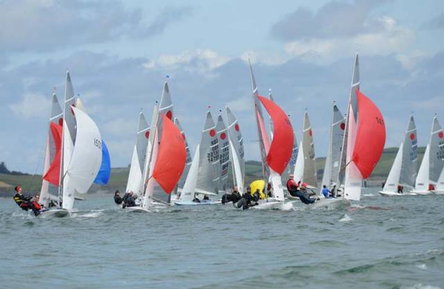 The 2020 Fireball World Championships will be staged at Howth Yacht Club. The last time the event sailed here was in 2011 in Sligo (above). 