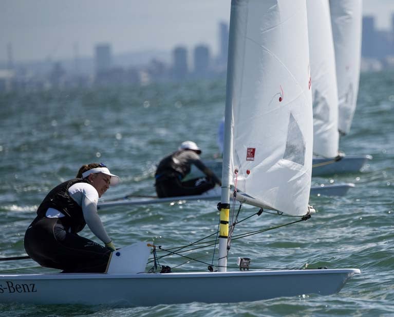 Annalise Murphy is the last race of the Radial Worlds in Melbourne