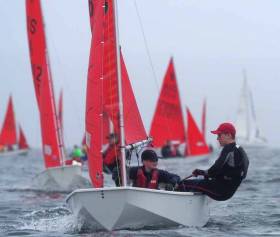 Eoghan Duffy and Cathal Langan competing for Ireland in Sydney at the Mirror World Championships