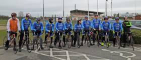 Lap of Lough Ree cyclists prepare to set out on the third running of the charity event