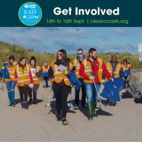 Get Involved!... in this year&#039;s Clean Coast&#039;s Big Beach Clean and make positive action through volunteering tomorrow or over this weekend of 15-16th September. 