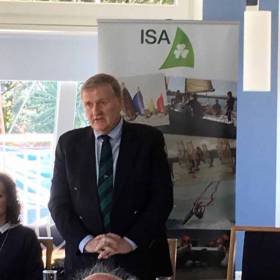 Jack Roy speaking at Saturday&#039;s AGM in Howth