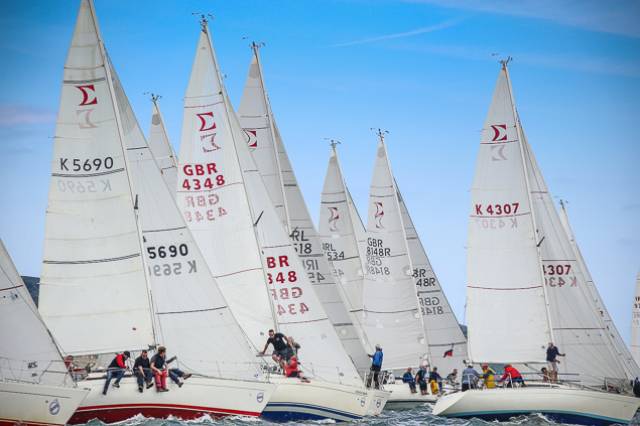 The Dun Laoghaire Regatta series had 19 entries including nine from the home waters and ten visitors from Northern Ireland, Scotland, England, the Isle of Man and local boats from Arklow and Waterford