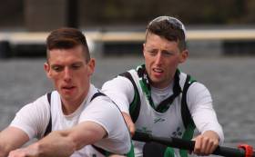 Mark O&#039;Donovan and Shane O&#039;Driscoll, who will represent Ireland at the World Rowing Championships. Pic: Debbie Heaphy.
