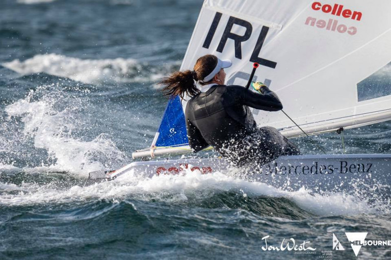 Annalise Murphy is back in action at Kiel Week, Germany  She is pictured here in Melbourne on her vway to 12th overall at the World Championships