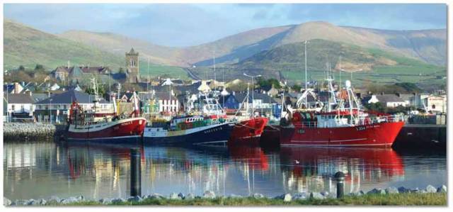 Between the mountains and the ocean. Dingle’s colourful waterfront speaks volumes about the rich and complex heritage which will be celebrated at the Dingle Maritime Weekend.