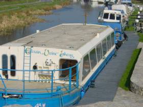 Cluaine Uaine Bheag moored at Shannon Harbour in 2009