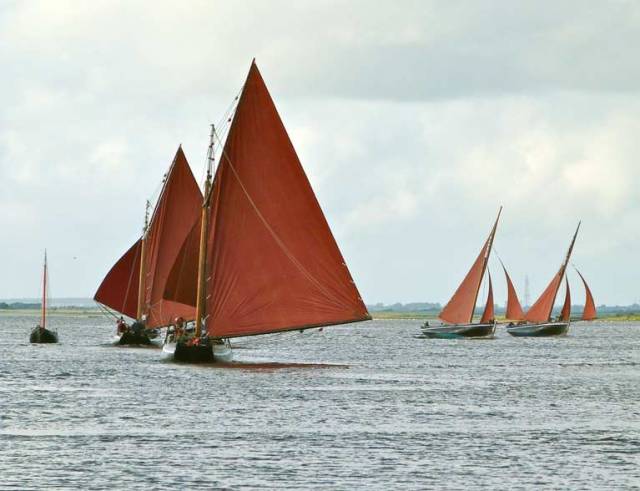 Stately workhorses of the west – the Galway Hookers showcase their highly individual style at the Cruinniu na mBad at Kinvara this weekend in a three day festival