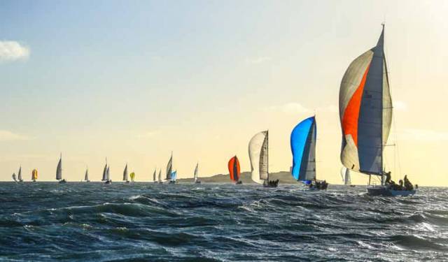 Record numbers participated in December's Winter Sailing Series on Dublin Bay
