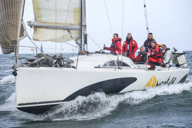 Greystones Sailing Club's Another Adventure (Daragh Cafferkey) is one of 32 ISORA boats racing to the County Wicklow port of Arklow this weekend